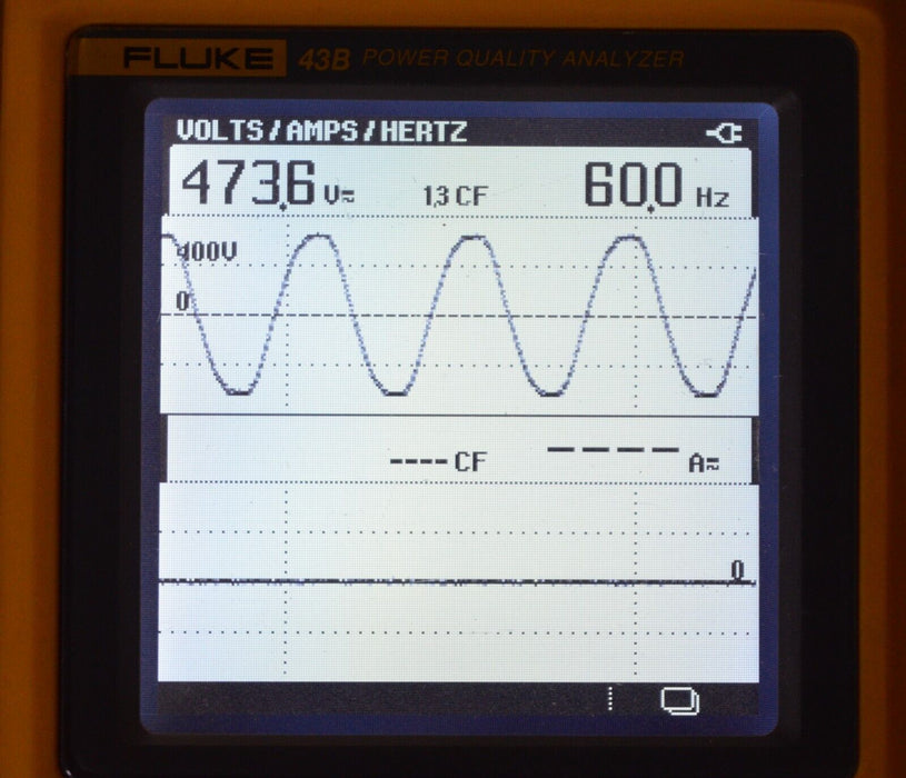 FLUKE 43B HANDHELD Power Quality Analyzer Tested