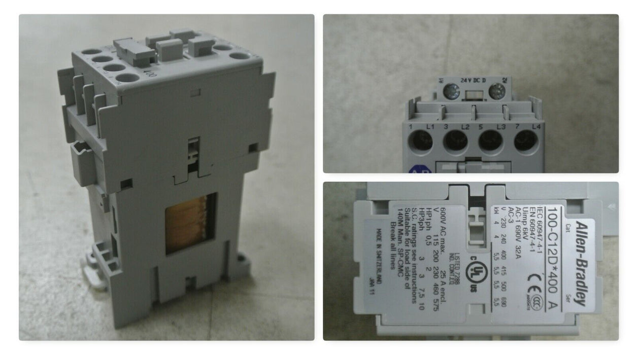 Allen-Bradley 100-C12D*400 Contactor/3-Phase IEC Rated Contactor