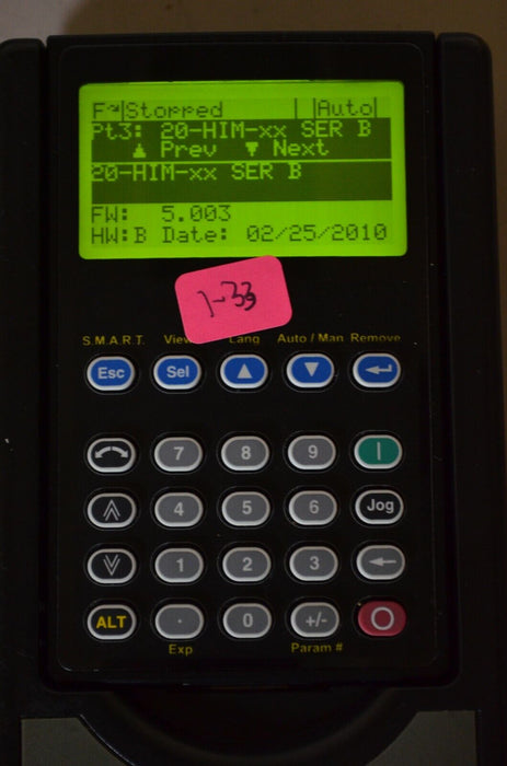 Allen-Bradley 20-HIM-A3 SERIES B Full Numeric HMI Keypad Firmware 5.003   #1-33