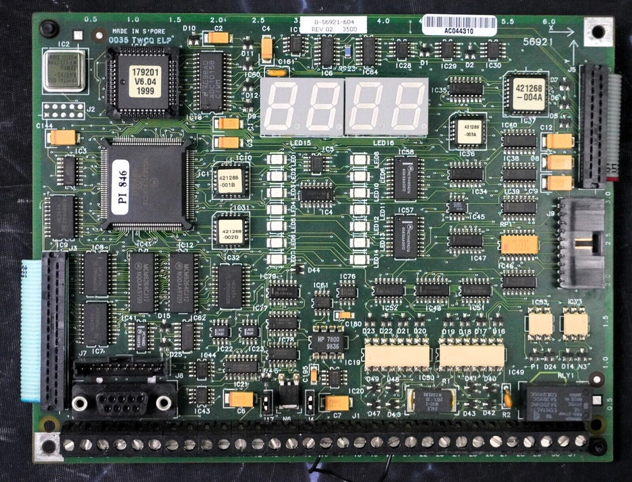 Reliance Electric GV3000 0-56921-604 Regulator Board FRN: 6.04