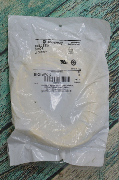 New ALLEN BRADLEY 889DS-M5AC-10 10 Meter Sealed Factory Bag