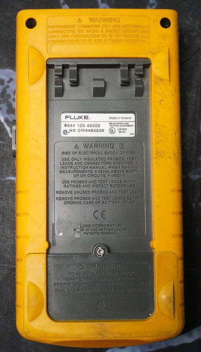 FLUKE 43B HANDHELD Power Quality Analyzer Tested Good