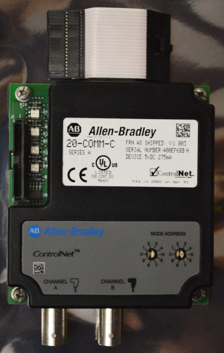 Allen Bradley 20-COMM-C ControlNet Adapter Series A Firmware Ver. 1.003