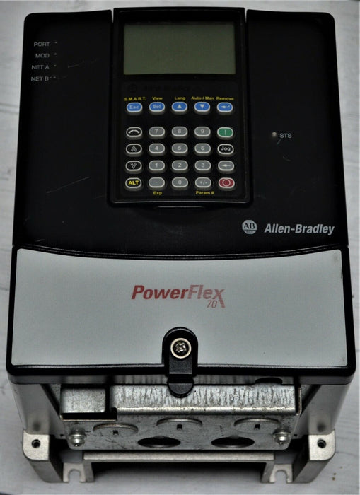 Allen-Bradley PowerFlex 70 5HP 20AD8P0A3AYNNNC0 /A 480 VAC 8 Amp Tested Good