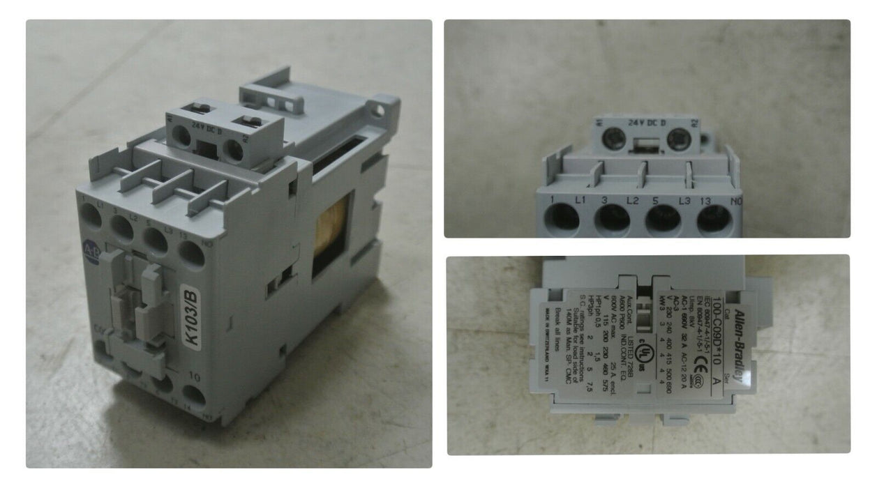 Allen Bradley 100-C09D*10 Contactor / 3-Phase IEC Rated Contactor