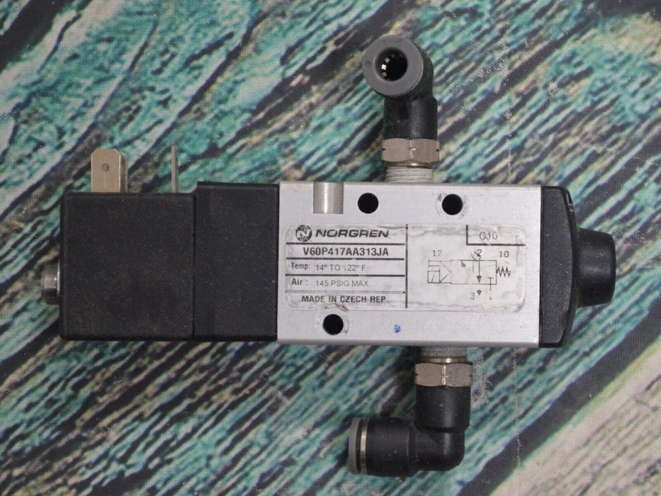 NORGREN V60P417AA313JA VALVE 24VDC 0.08A,