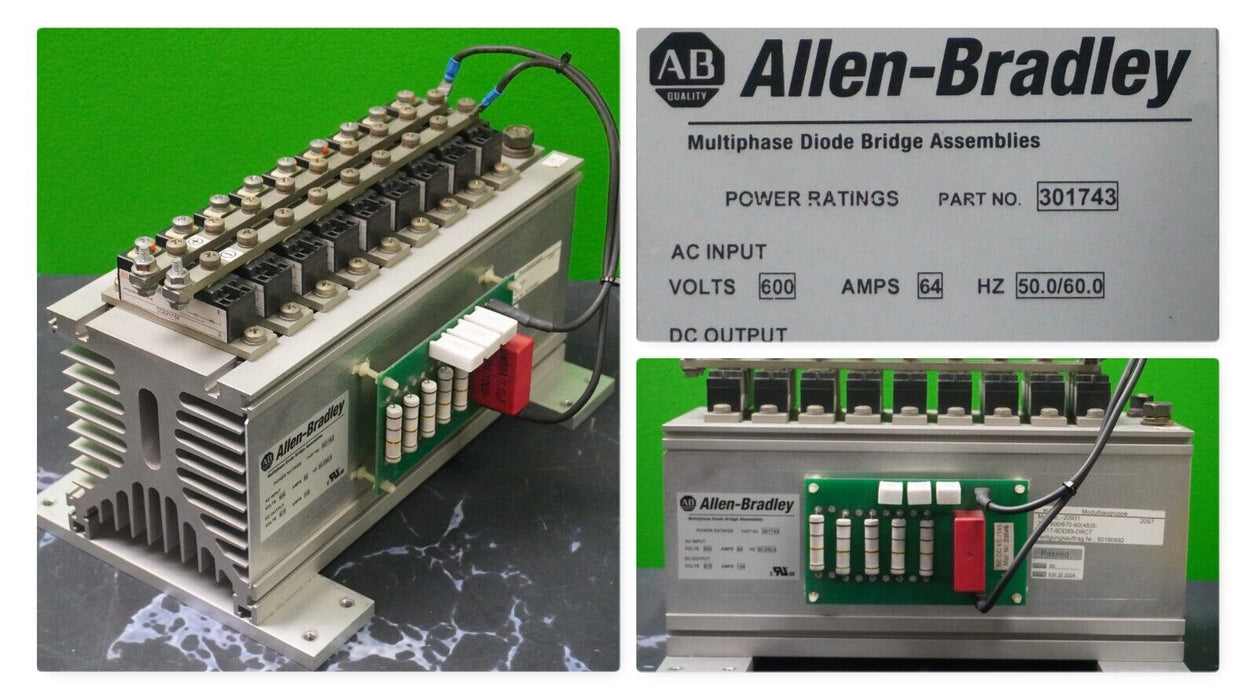 Allen-Bradley Multiphase Diode Bridge 301743