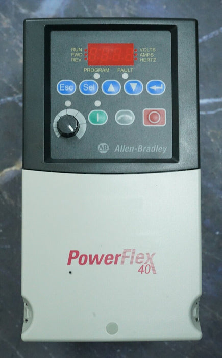 Allen Bradley 22B-D2P3N104 PowerFlex40 1 HP Drive Series A Tested Good 6.02