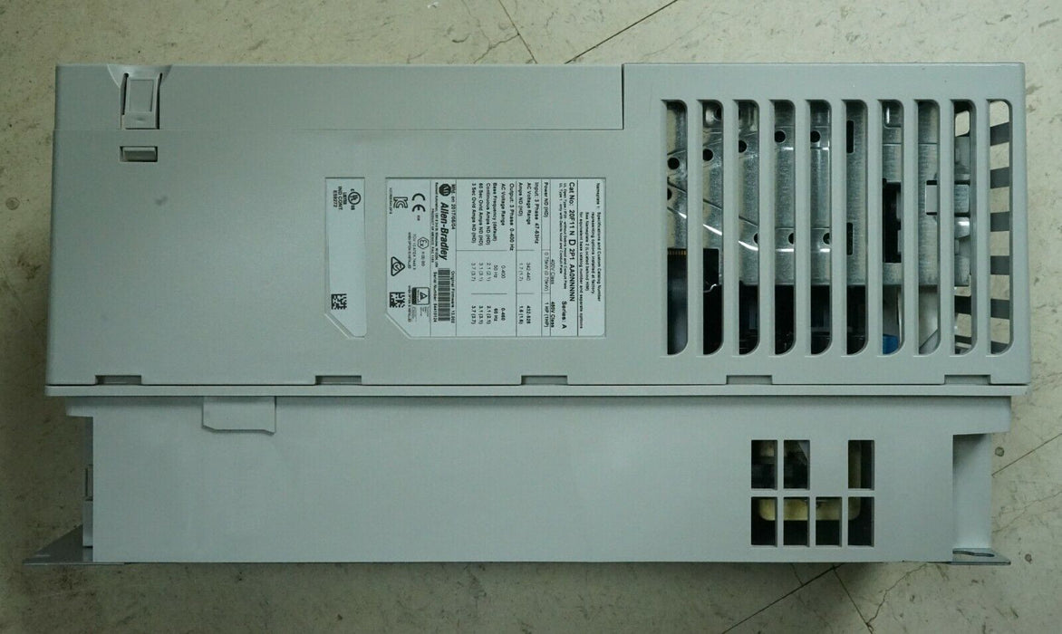 Low Hours Allen-Bradley PowerFlex 753 20F11ND2P1AA0NNNNN 1 HP 480 VAC FRN 13.002