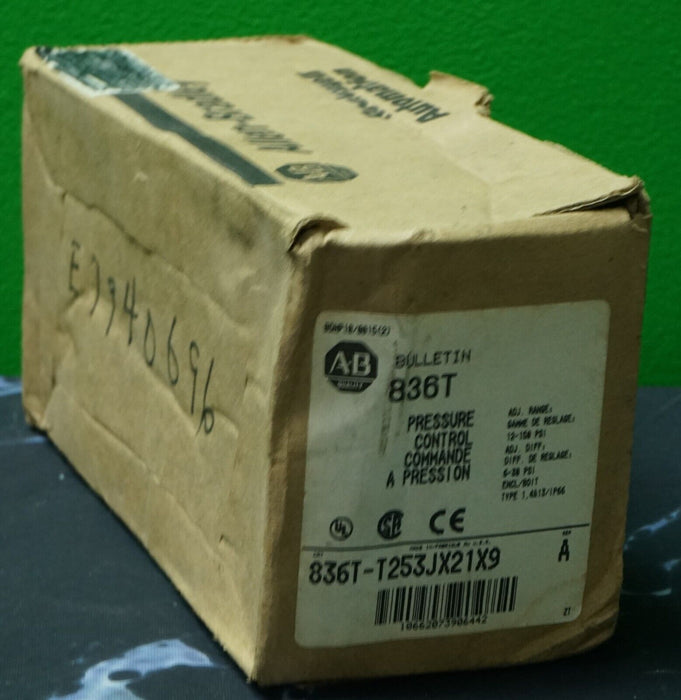 New Allen-Bradley 836T-T253JX21X9 Pressure Control