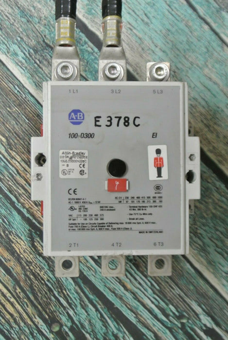 Allen Bradley 100-D300 Contactor Relay Starter, 100S-D300EN22BC Series B 300Amp