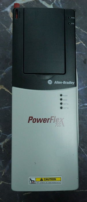 Zero Hours Allen-Bradley PowerFlex 700 7.5HP 20BD011A0AYNAND0 480VAC FRN: 10.001