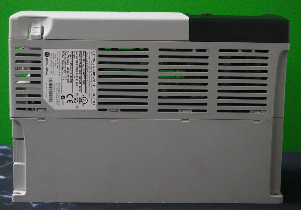 Allen-Bradley 22B-D012N104 7.5 HP Powerflex40 Ser. A FRN:6.02 Tested Good Clean