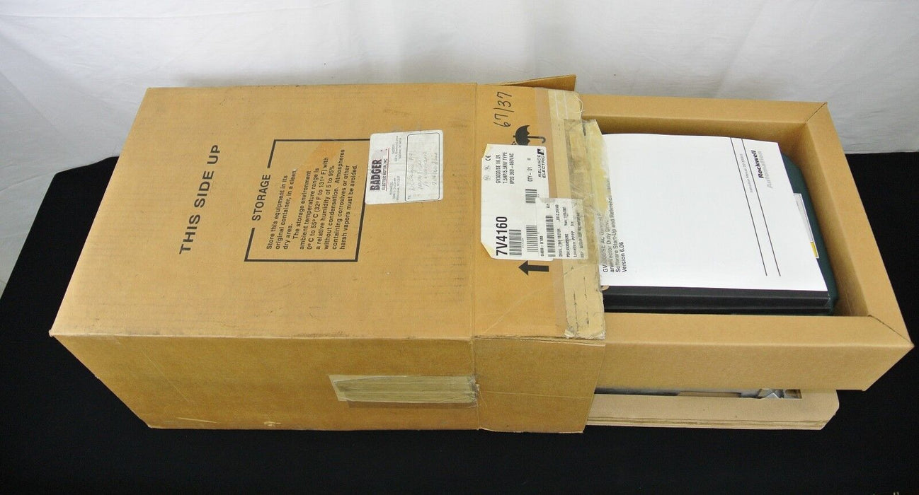 NEW Reliance Electric GV3000 /SE 7.5 HP 7V4160 Firmware 6.09 AC Drive - WITH BOX