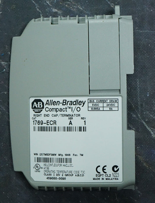 Allen Bradley 1769-ECR Ser A Compact I/O Right End Cap