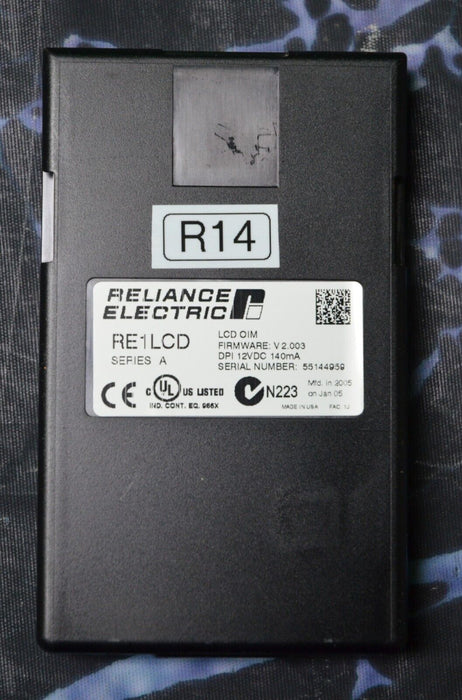 Reliance Electric RE1LCD A Keypad FRN:2.003 Tested Good R14