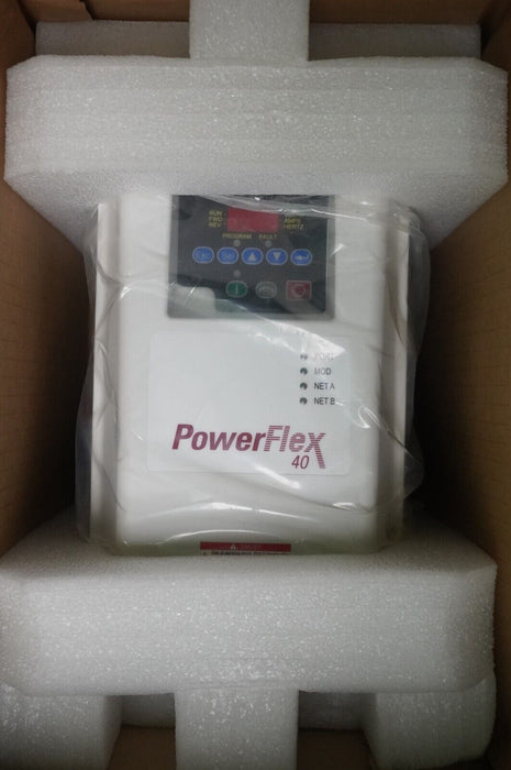 New Allen Bradley 22B-D6P0C104 PowerFlex 40 3 HP Drive 6.02