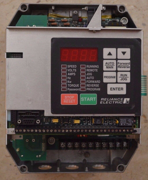 Reliance Electric GV3000 2V4160  SE Vector 2HP VER. 6.01 Inverter Tested