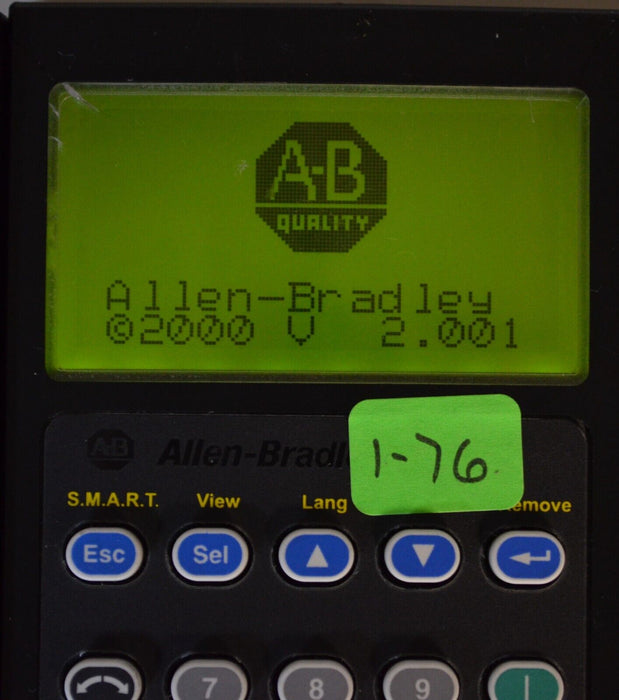 Allen-Bradley 20-HIM-A3 SERIES A Full Numeric HMI Keypad Firmware:2.001  #1-76