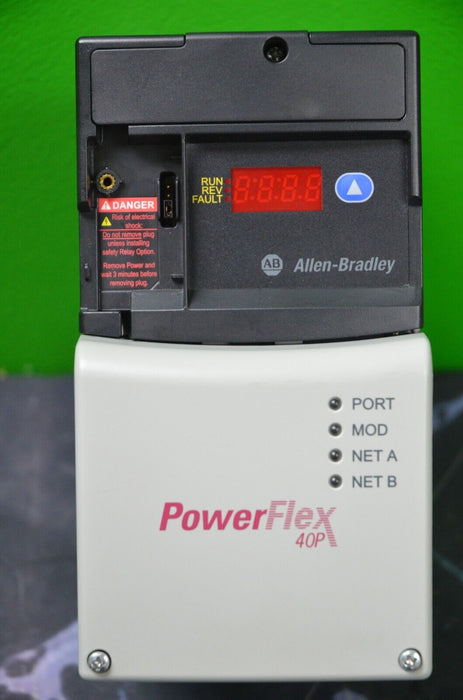 Low Hours Allen-Bradley 22D-D2P3N104 PowerFlex40P FRN: 2.01 Tested Good