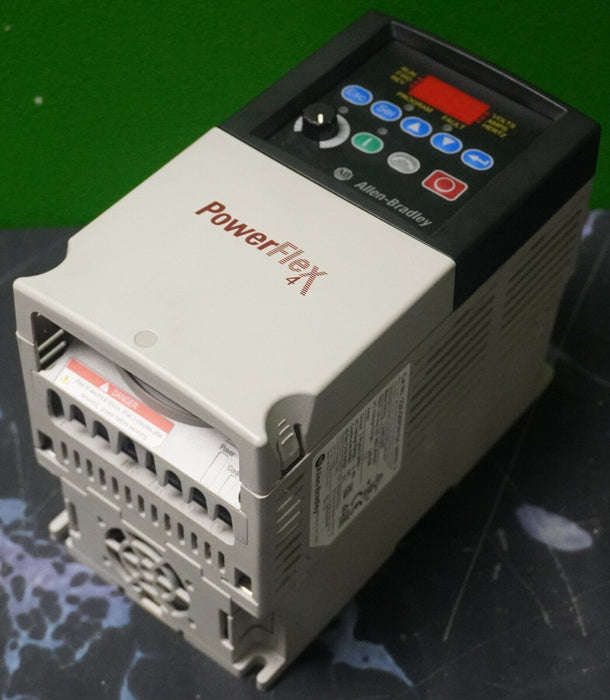 Zero Run Hours Allen-Bradley PowerFlex 4 22A-D6P0N104 3HP FRN:6.01 Series A