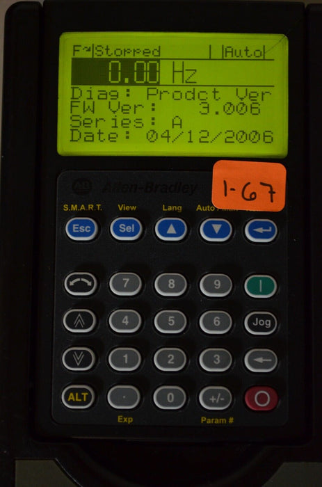 Allen-Bradley 20-HIM-A3 SERIES A Full Numeric HMI Keypad Firmware 3.006   #1-67