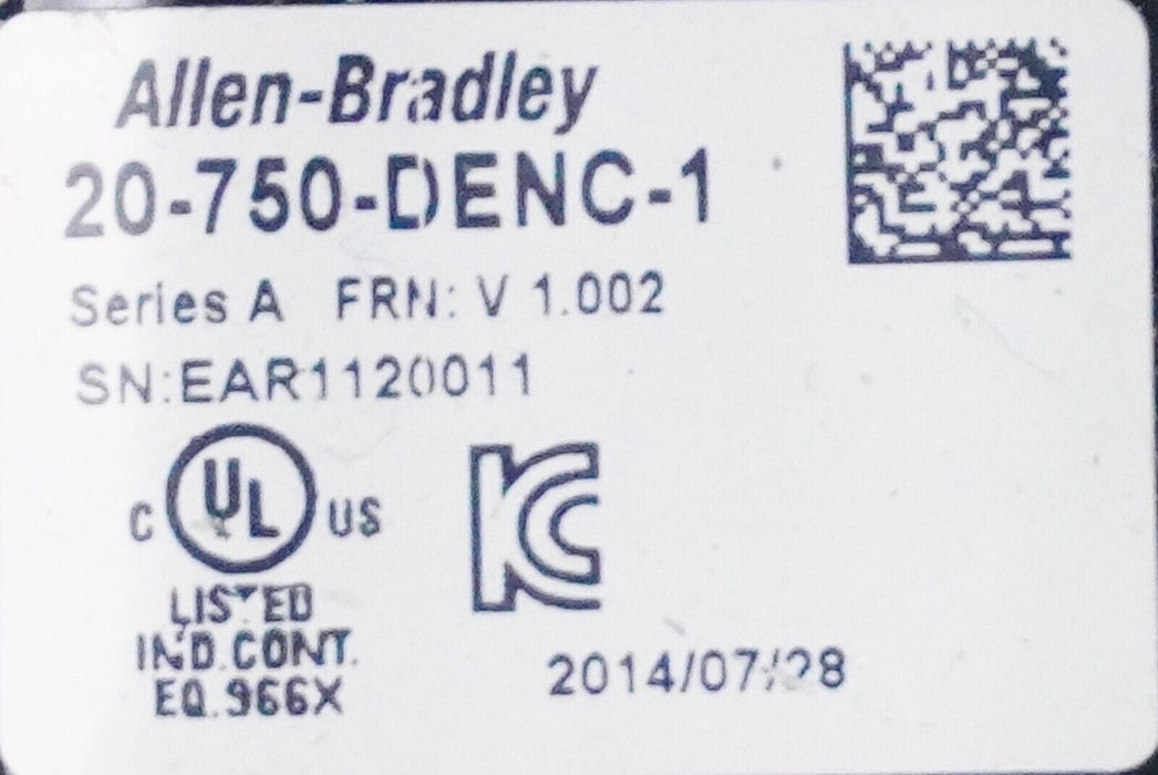 Parts Allen-Bradley 20-750-DENC-1 PowerFlex 750 Dual Encoder Option module