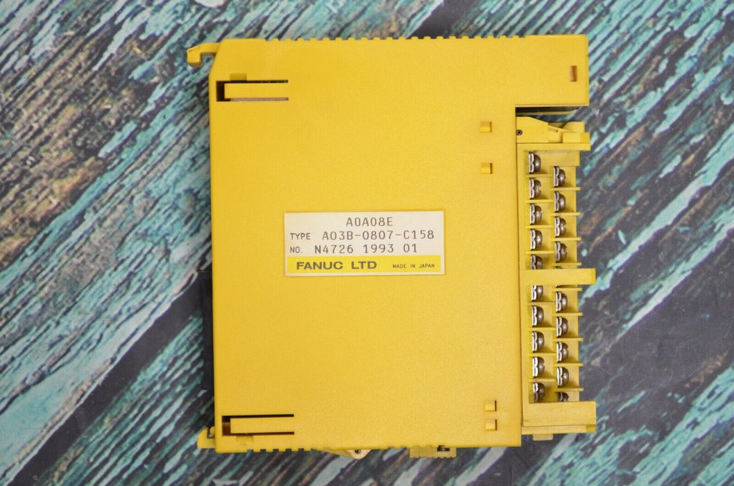 Fanuc I/O Output Module A03B-0807-C158/ A03B0807C158/ A0A08E Missing Door