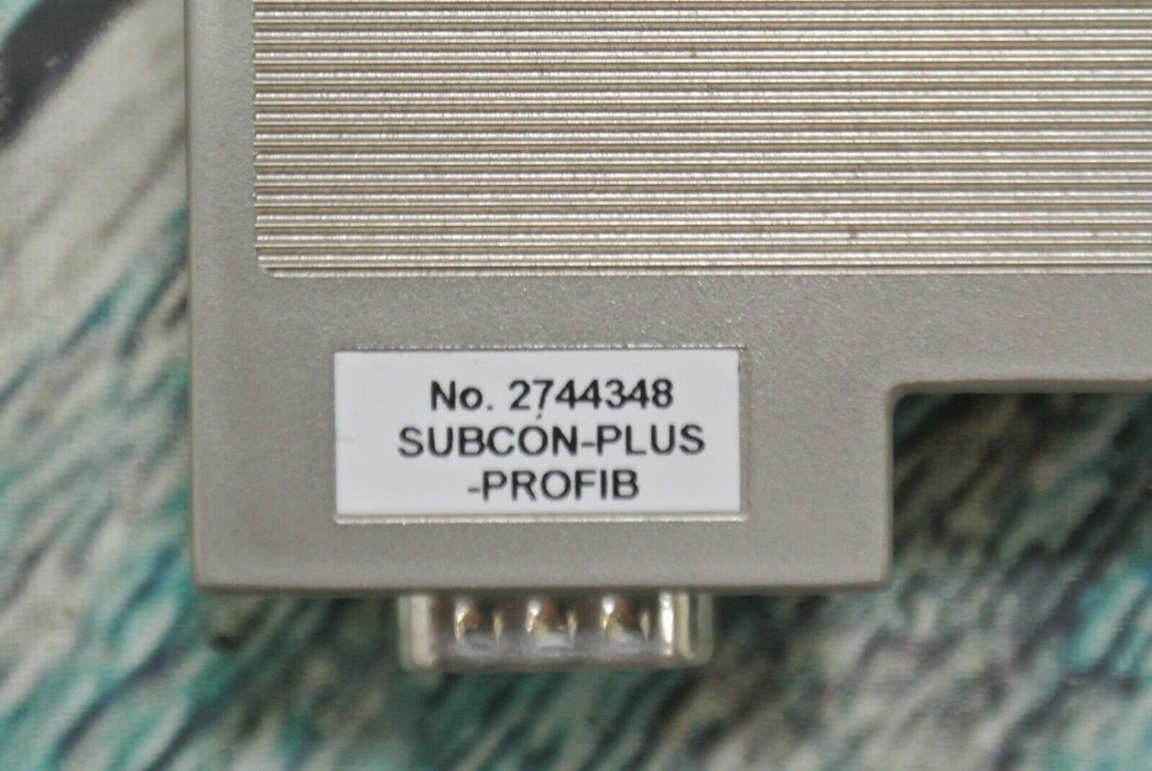 Phoenix Contact 2744348 Connector Subcon-Plus-Profib