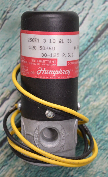 HUMPHREY 250E13102136 General Purpose Valve NIB