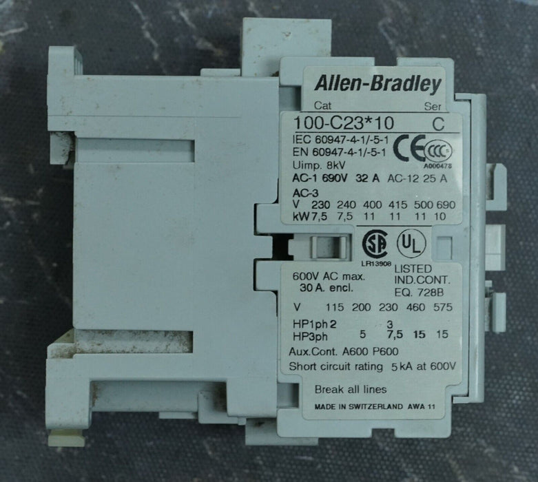 Allen-Bradley 100-C23*10 IEC Rated Safety Contactor