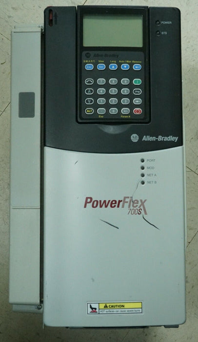 Low Hours Allen Bradley Powerflex 700S 20DD8P0A3EYNAEABE 5HP Stegman FRN: 3.005