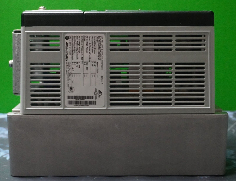 Allen-Bradley PowerFlex 70 5HP 20AE6P1A0AYNNNC0 600V 4.001 Tested Good