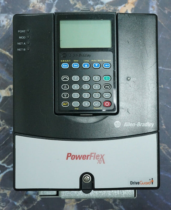 New Allen-Bradley PowerFlex 70 5 HP 20AD8P0F3AYNAEG0 480 VAC FRN:3.003