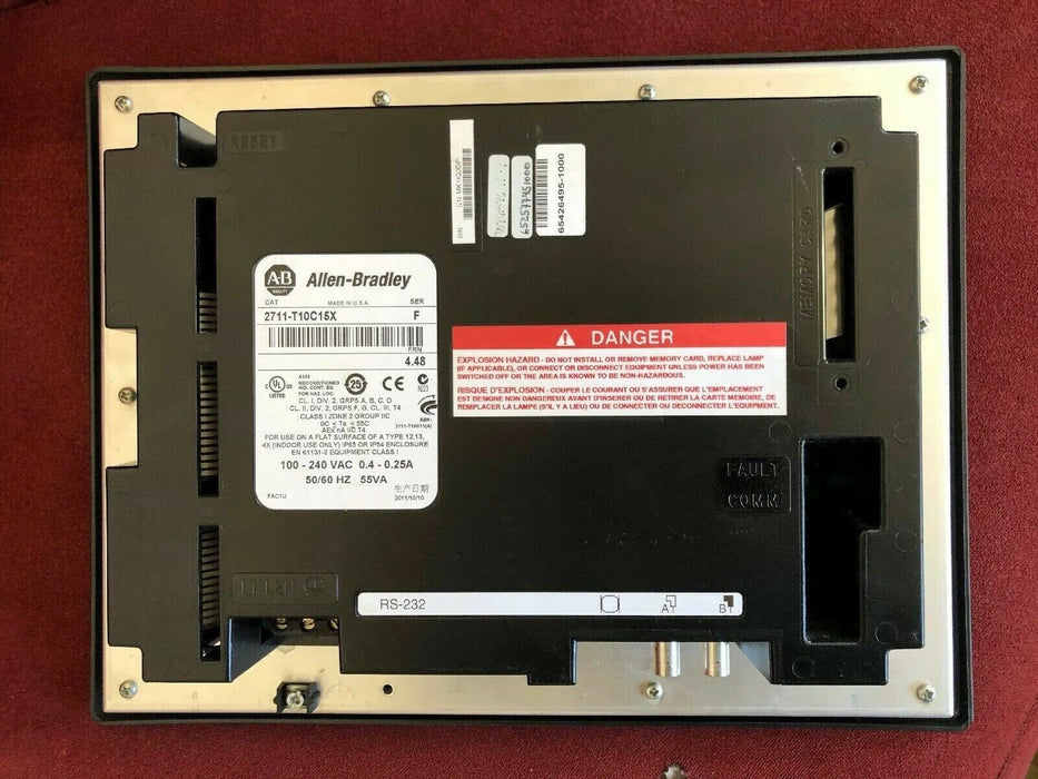 Allen-Bradley 1756-CNB D Firmware 5.27 ControlLogix ControlNet Bridge Module G01