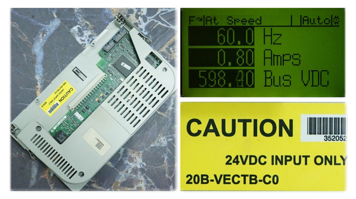 Allen Bradley 20B-VECTB-C0 PowerFlex 700 Vector Cassette Tested Good FRN:10.001