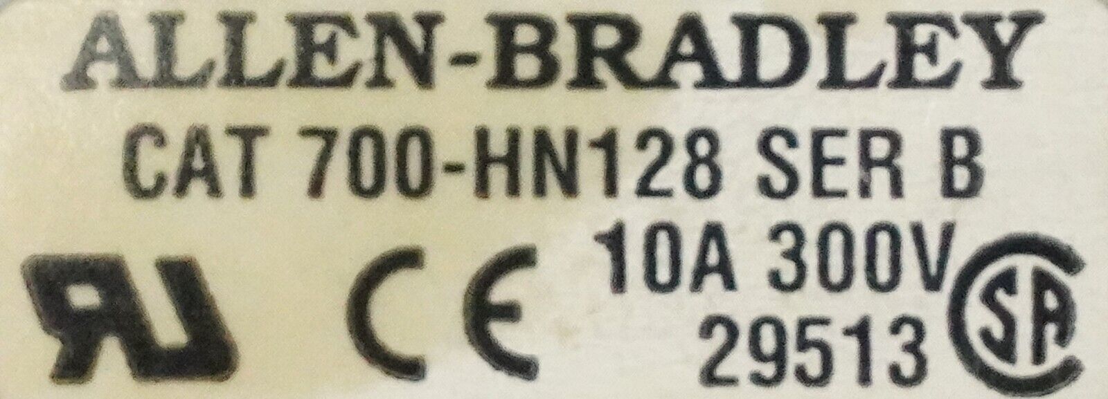 Allen-Bradley 700-HN128/700-HN103/700-HC24A1 SER.B Relay & Base 120VAC Coil