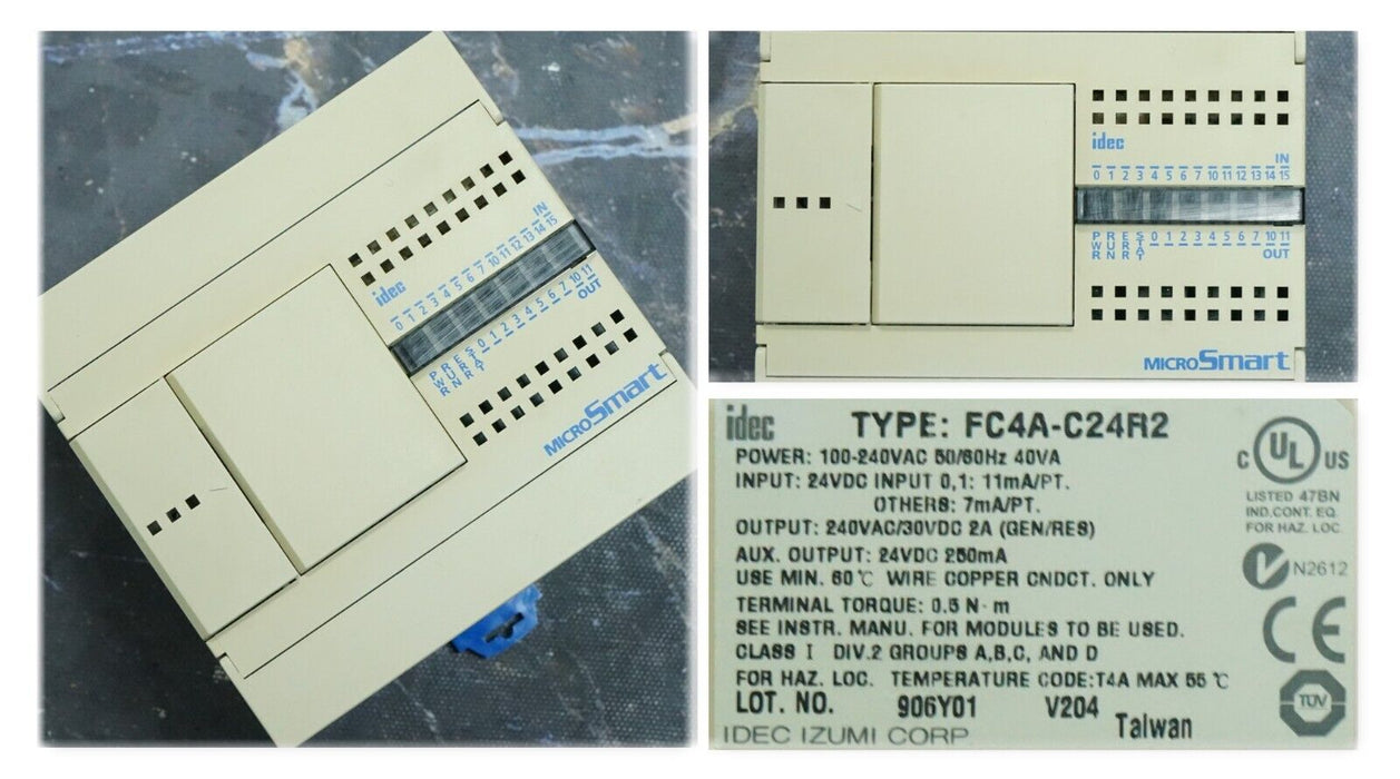 IDEC Micro Smart Programmable Controller FC4A-C24R2