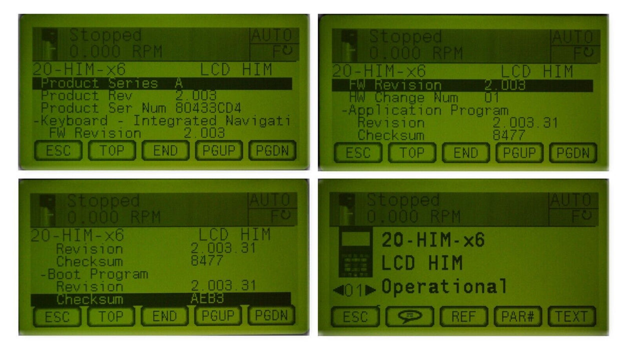 2014 ALLEN BRADLEY 20-HIM-A6 SERIES A HMI FIRMWARE VERSION 2.003 (A6-2)