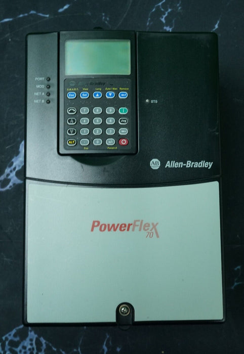 Allen-Bradley PowerFlex 70 7.5 HP 20AD011A3AYNANNN 480 VAC Tested Good FRN:2.008