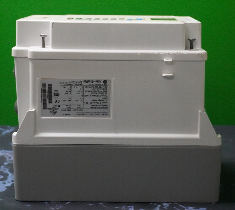 Low Hr Allen-Bradley 20AD3P4C3AYNNNC0 PowerFlex 70 2HP Drive Series A FRM:3.002