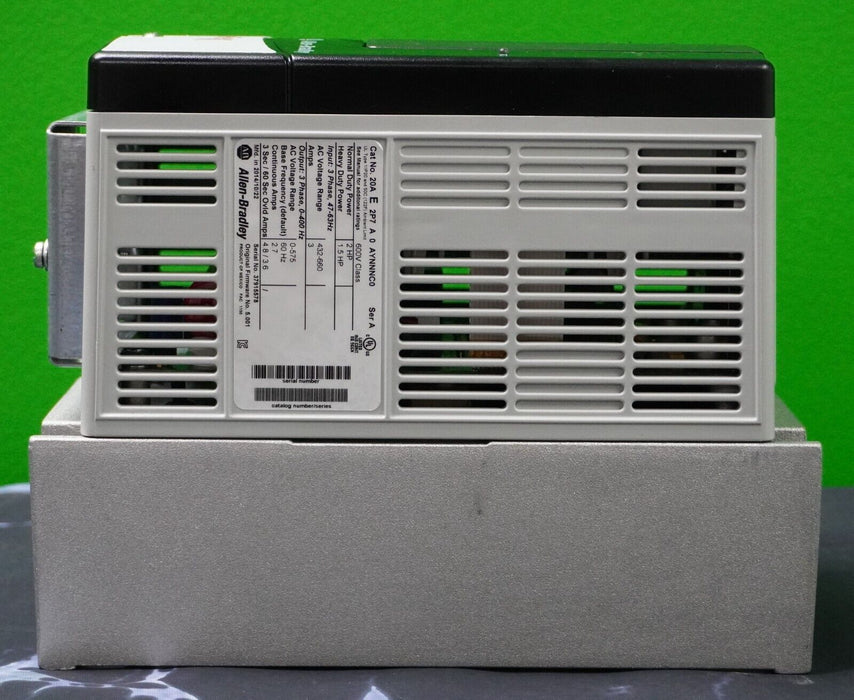 Low HR Allen-Bradley 20AE2P7A0AYNNNC0 PowerFlex 70 2HP Series A FRN:5.001 Tested