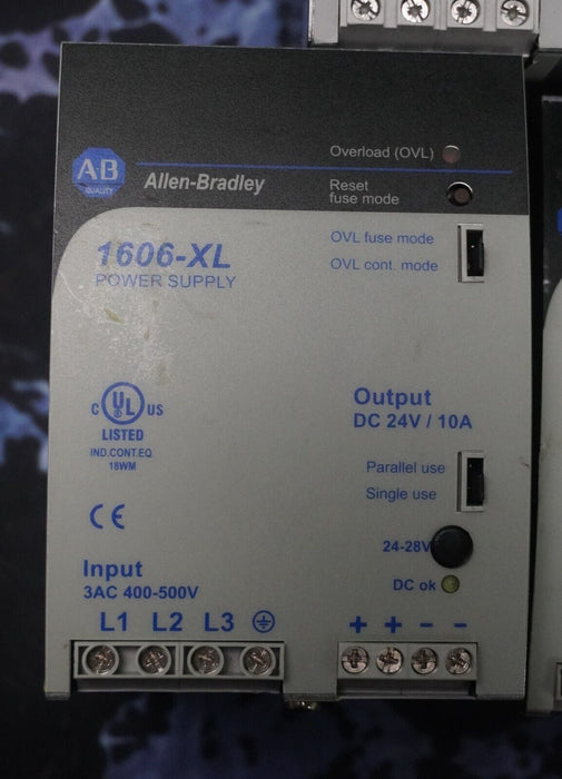 Lot of 5 Allen-Bradley 1606-XL960E-3/XL480EP AC/DC Power Supply's BAD