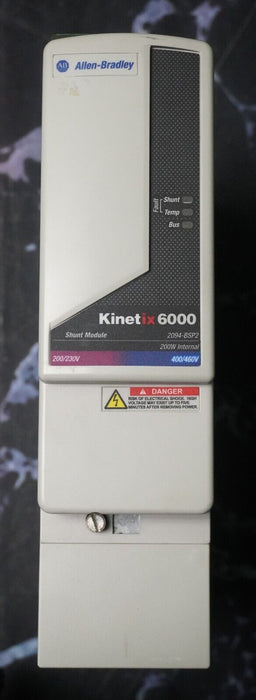 Allen-Bradley Kinetex 6000 2094-BSP2/A Shunt Module 480VAC Firmware:1.068