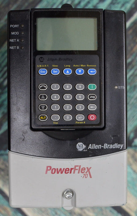 Allen-Bradley Powerflex 70 20AD3P4A3AYNNDC0 /A 2 HP, 3.4 Amps, 4.001- Tested