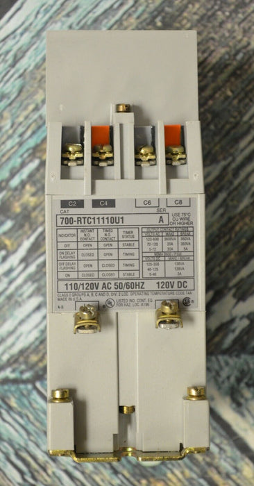 Allen Bradley 700-RTC11110U1 Timer Tested Good Series A Made in USA