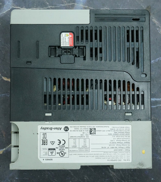 Allen Bradley 25C-D4P0N114 PowerFlex 527 2HP AC Drive FRN:1.006