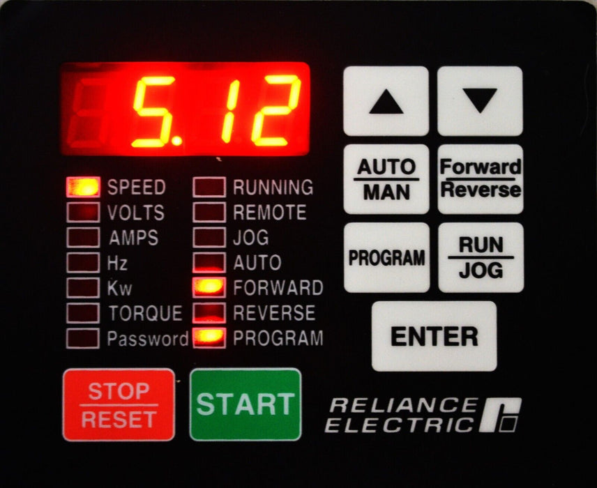 Reliance Electric 56921-601 GV3000 Regulator Board Firmware: 5.12 Tested Good