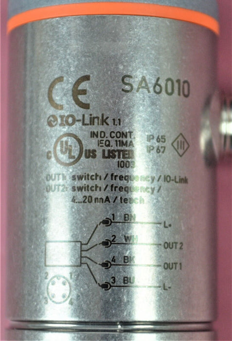 NEW IMF EFECTOR SA6010 MEASUREMENT OF FLOW AND TEMPERATURE SENSOR