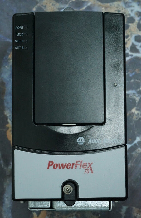 Low Hours Allen-Bradley 20AD2P1A0AYNNNC0 PowerFlex70 1HP 480VAC FRN:5.001 Tested